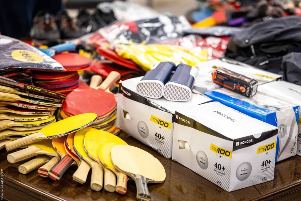 Image supplémentaire pour Un Don Suisse pour Booster le Tennis de Table au Bénin