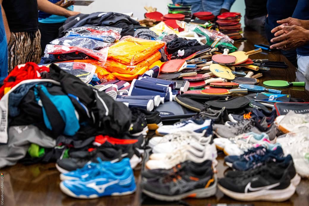 Image supplémentaire pour Un Don Suisse pour Booster le Tennis de Table au Bénin