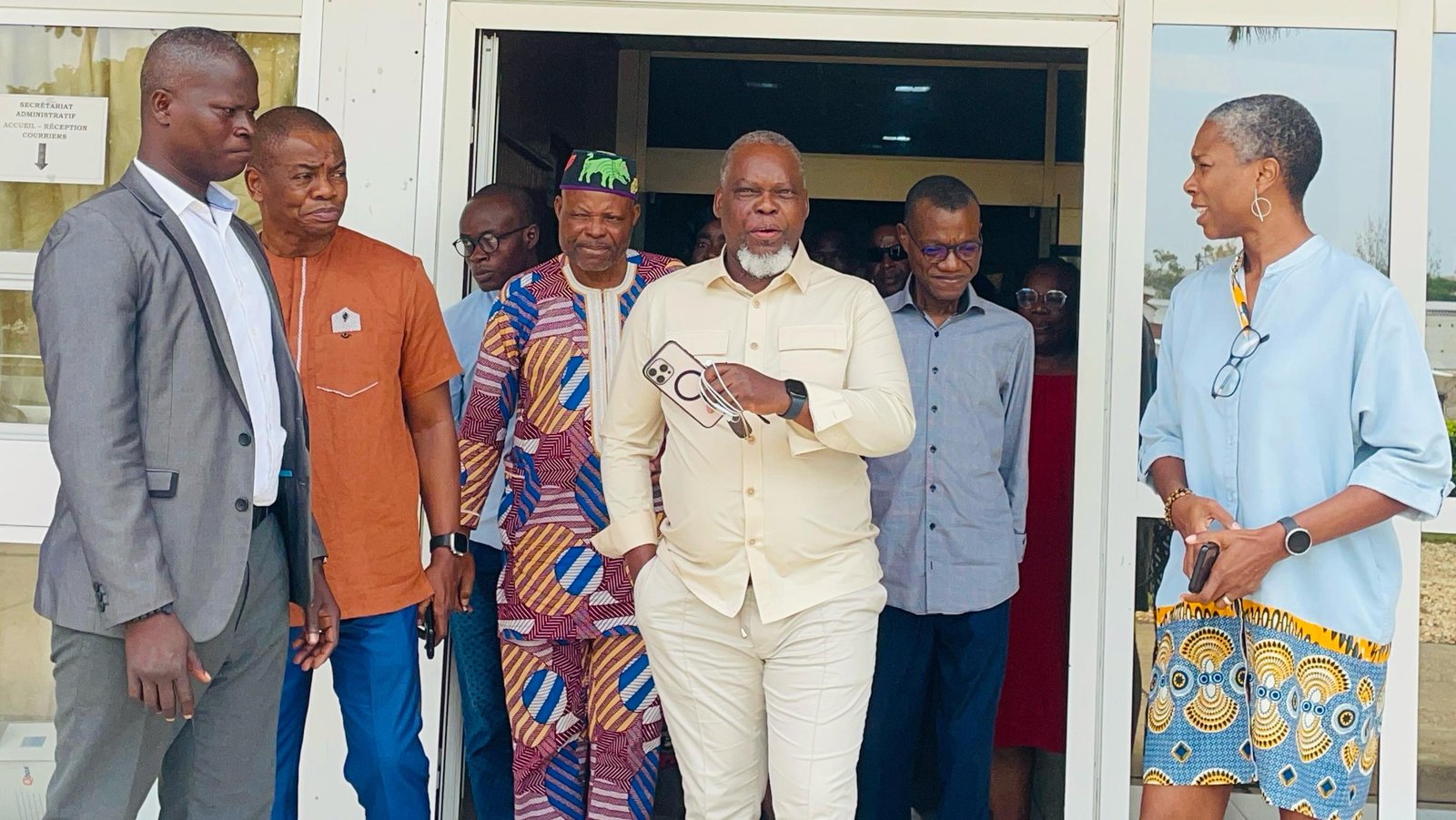 Édouard LOKO en visite de travail à la SRTB