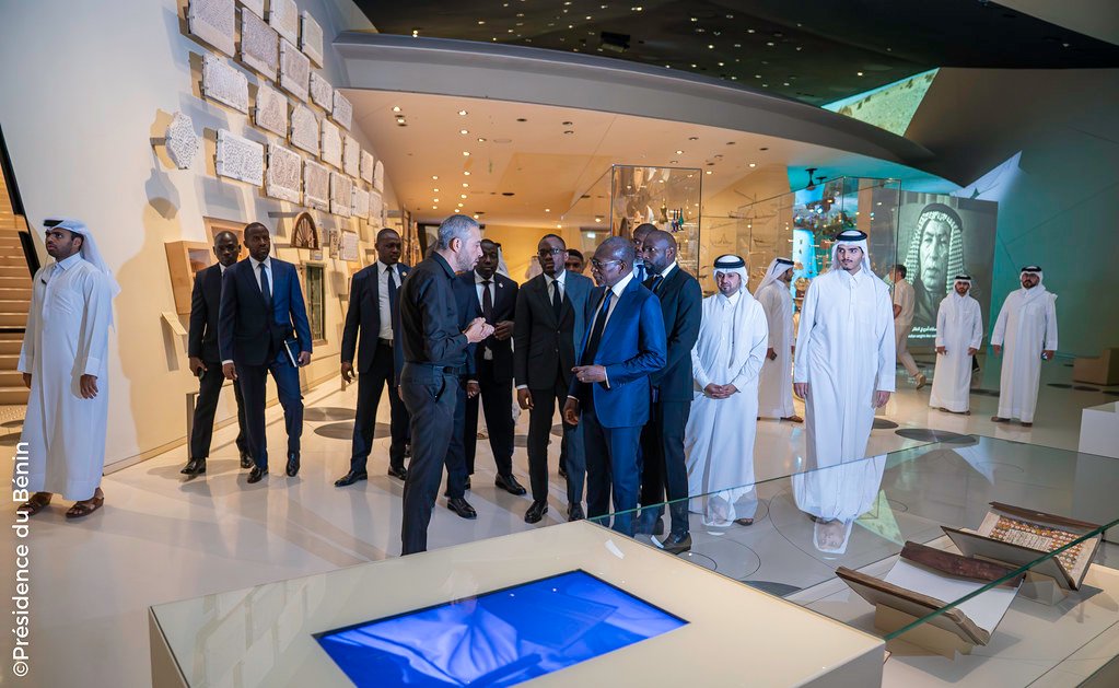 Image supplémentaire pour Le Président Patrice TALON au Musée national du Qatar