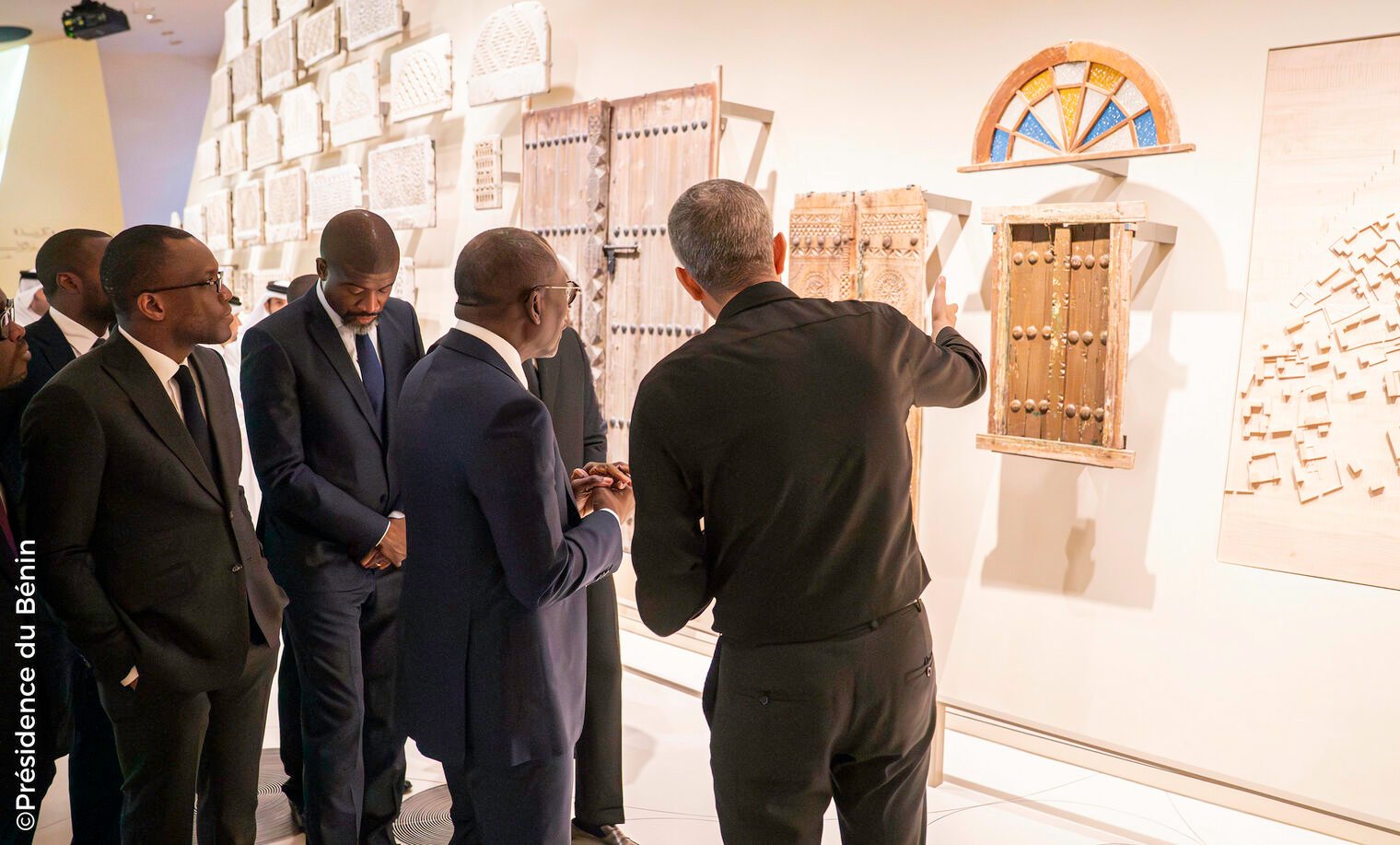 Image supplémentaire pour Le Président Patrice TALON au Musée national du Qatar
