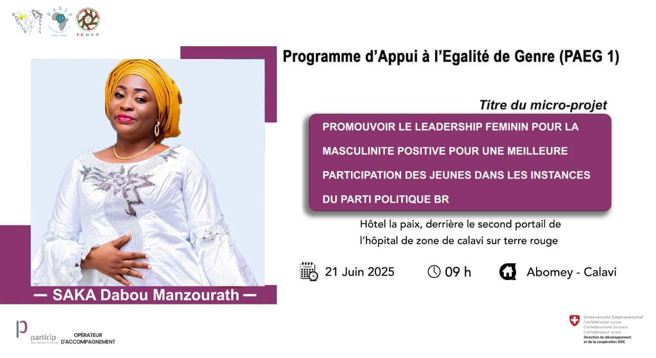 SAKA Dabou Manzourath, actrice du changement pour l’égalité