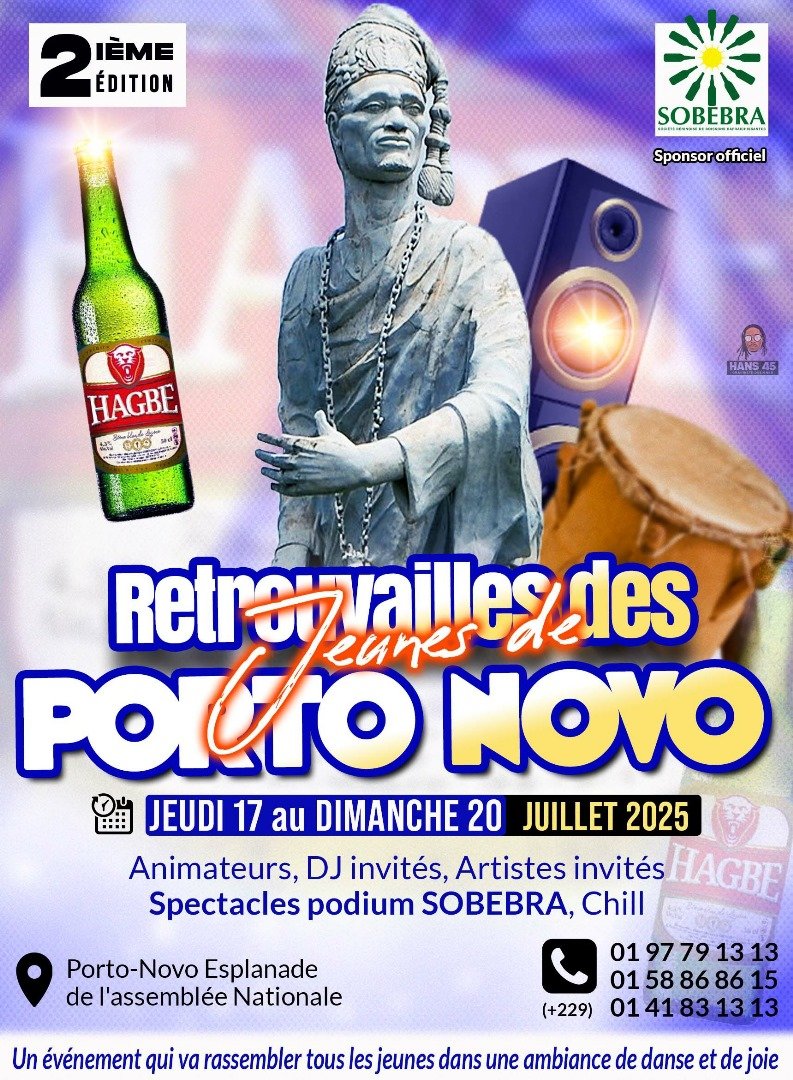 Porto-Novo accueille la 2e édition des Retrouvailles des jeunes !