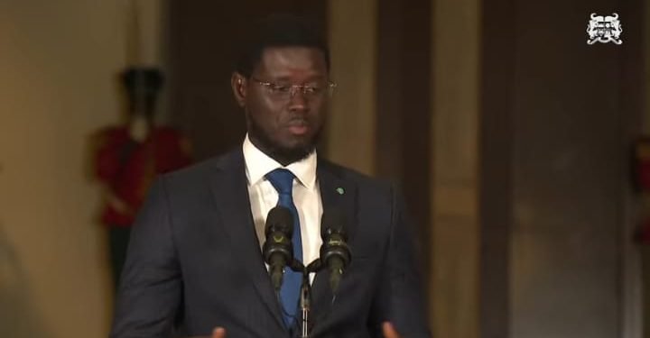 Bassirou Diomaye Faye en visite au Bénin