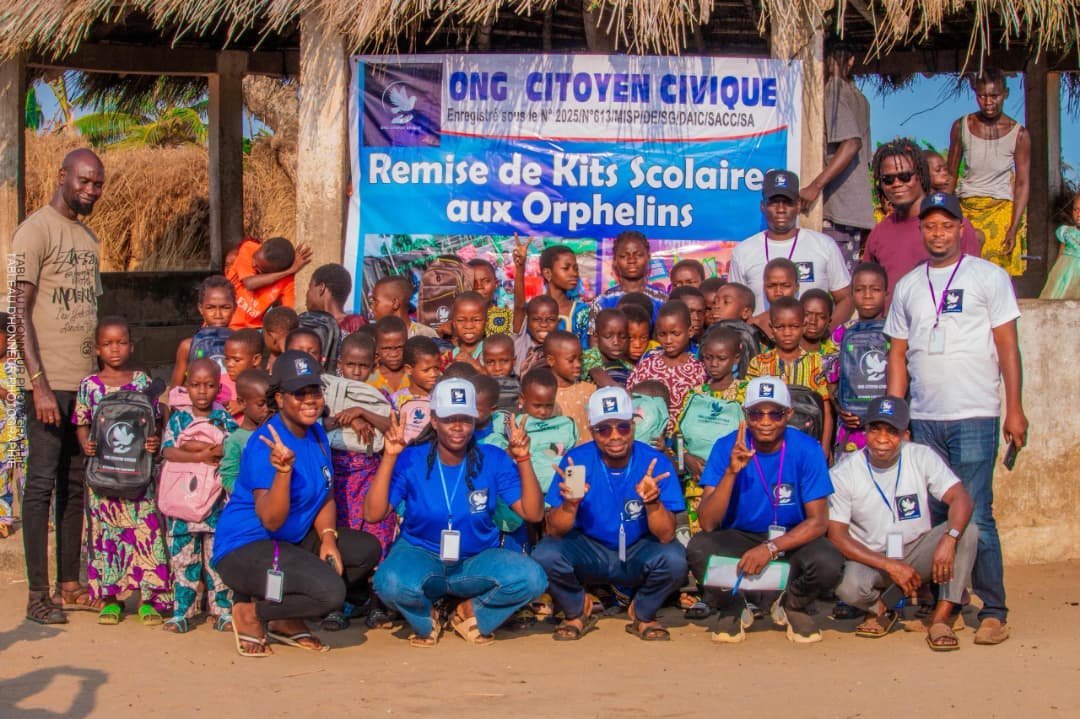 L’Ong Citoyen Civique offre des kits scolaires aux orphelins