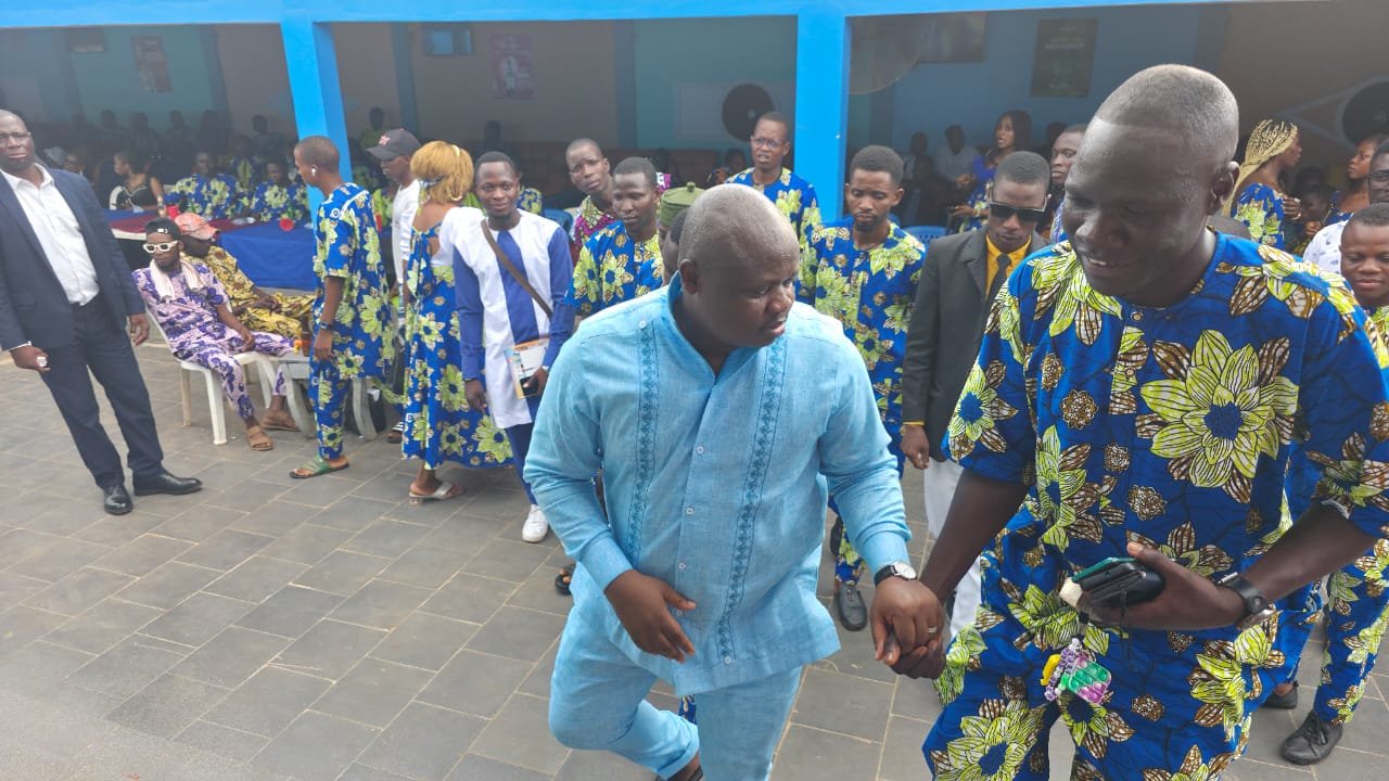 Image supplémentaire pour Borgia Santos N’Bouké galvanise les jeunes Adja autour du duo Wadagni–Talata