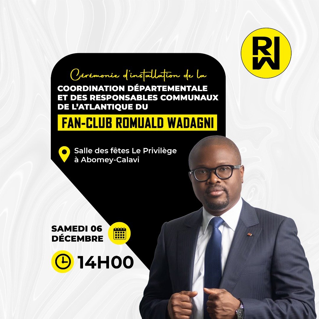 Les jeunes se mobilisent : installation demain à Abomey-Calavi