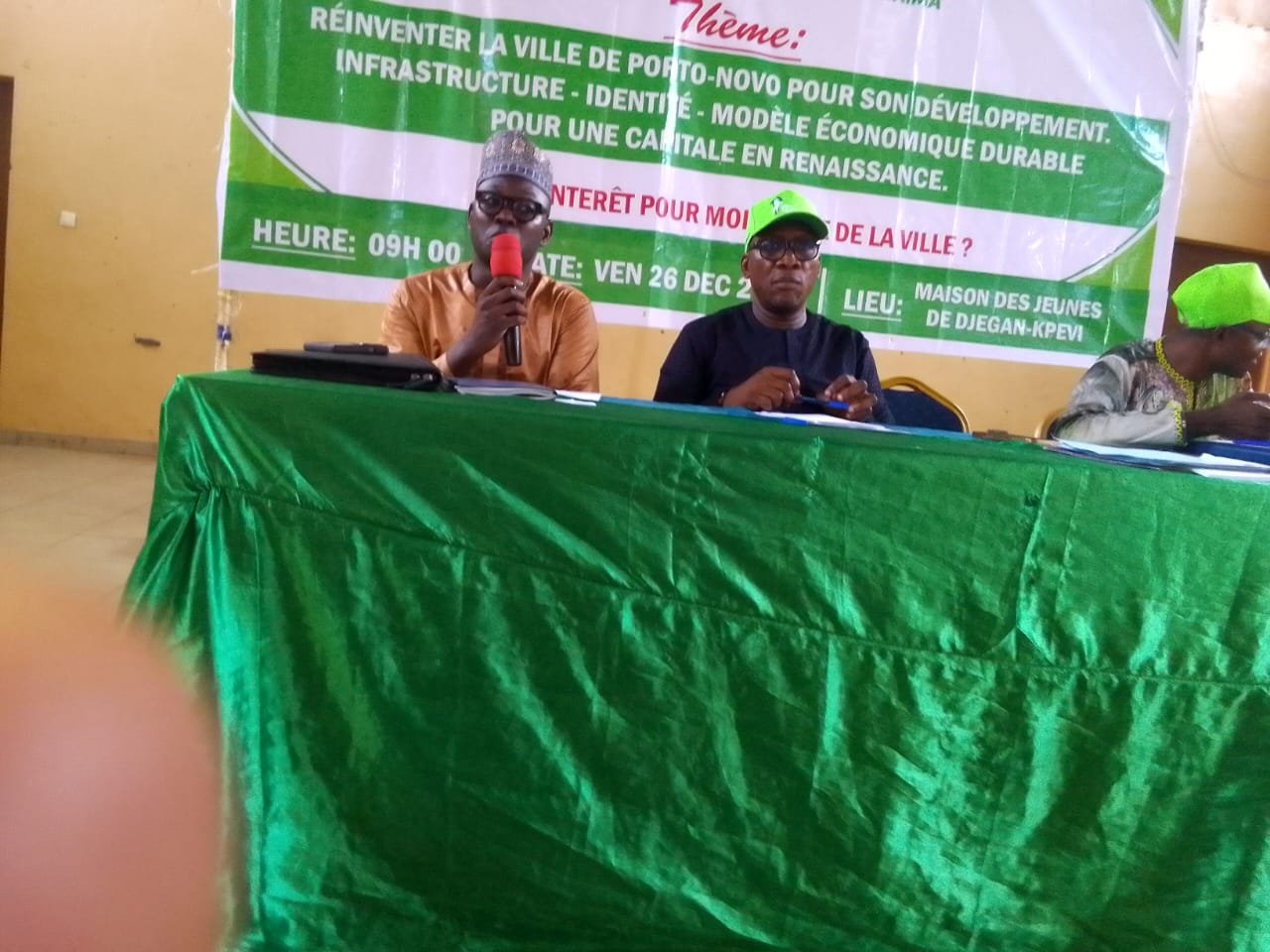 Image supplémentaire pour Is-Dine Bouraima et Sofiath Shanou appellent à un Porto-Novo moderne et durable