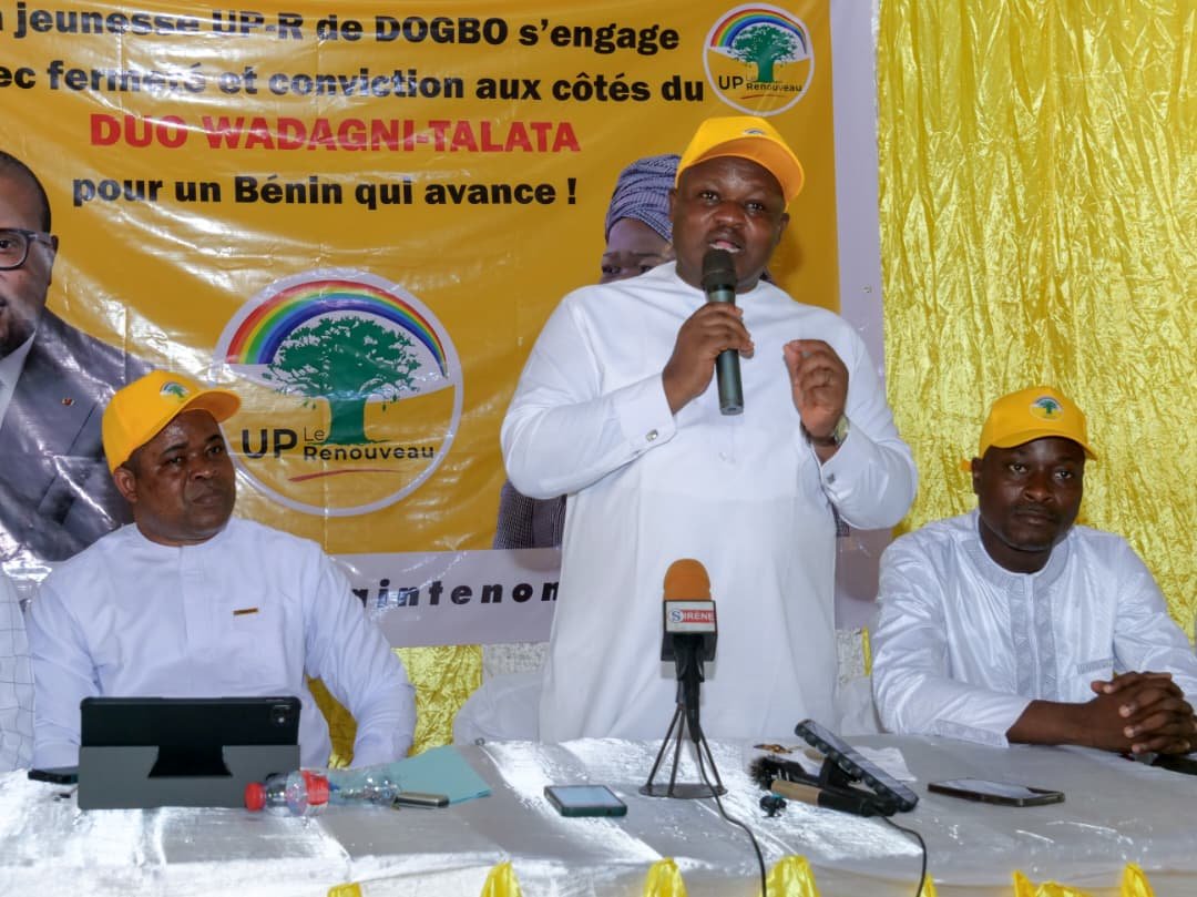 À Dogbo, l'he Borgia Santos N’BOUKE galvanise la jeunesse UPR