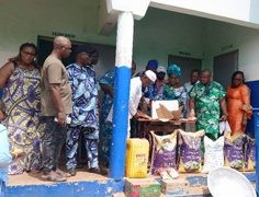 Image supplémentaire pour À Dogbo, l’he Borgia Santos Tawes N’BOUKE au secours des plus vulnérables