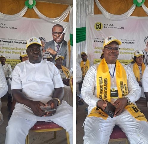 Image supplémentaire pour Les Amazones du fan-club Romuald WADAGNI en démonstration de mobilisation