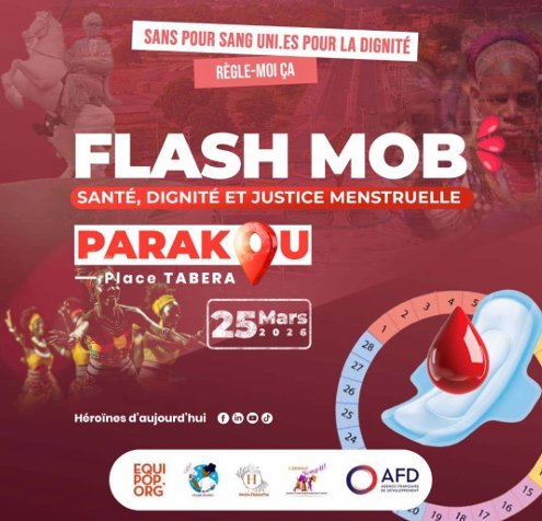 Image supplémentaire pour Parakou se mobilise pour la justice menstruelle le 25 mars