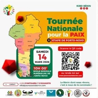 Porto-Novo accueille la tournée nationale de la jeunesse pour la paix