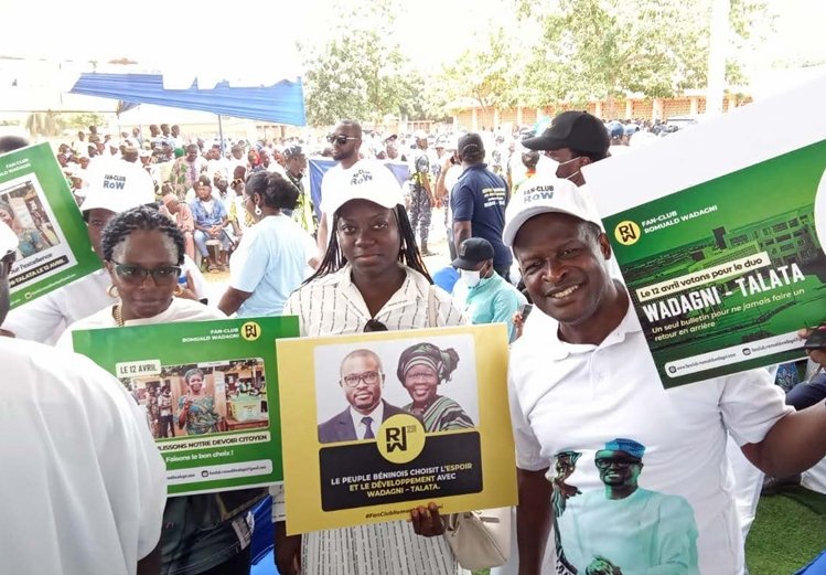 Accueil triomphal pour Romuald Wadagni : la jeunesse du fan-club RoW fortement mobilisée