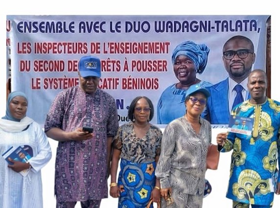 Les inspecteurs du secondaire affichent leur soutien au duo WADAGNI–TALATA