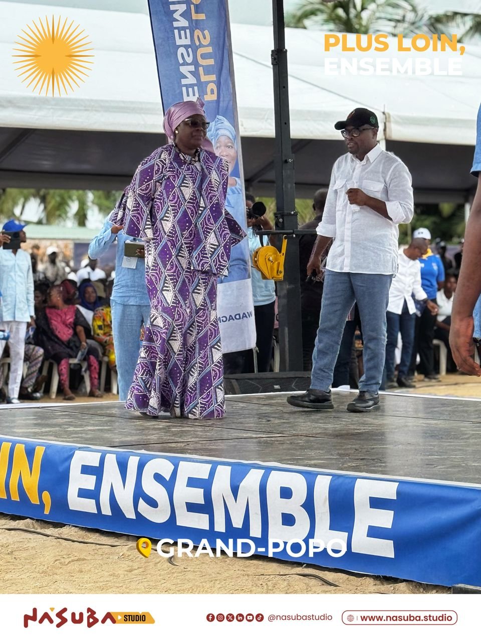 Image supplémentaire pour À Grand-Popo, une mobilisation exceptionnelle en faveur du duo Wadagni-Talata