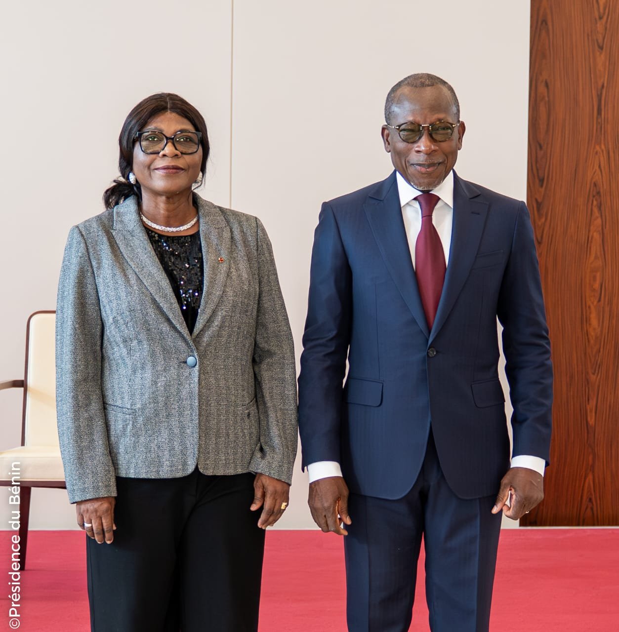 Image supplémentaire pour Ismath BIO TCHANÉ MAMADOU reconduite pour un nouveau mandat de cinq ans