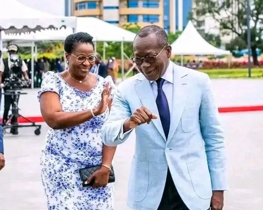 Patrice Talon salue les mérites de son épouse Claudine Talon