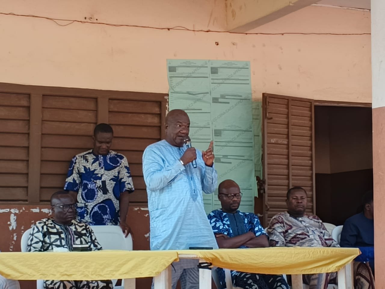 Image supplémentaire pour L’He Amoussou Sossou Bernard remercie les populations de Dékanmey à Kpomassè