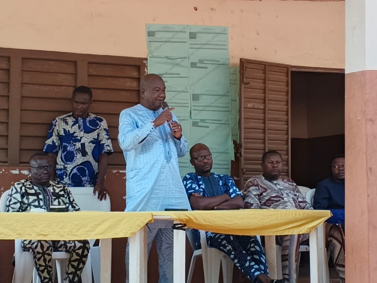 Image supplémentaire pour L’He Amoussou Sossou Bernard remercie les populations de Dékanmey à Kpomassè