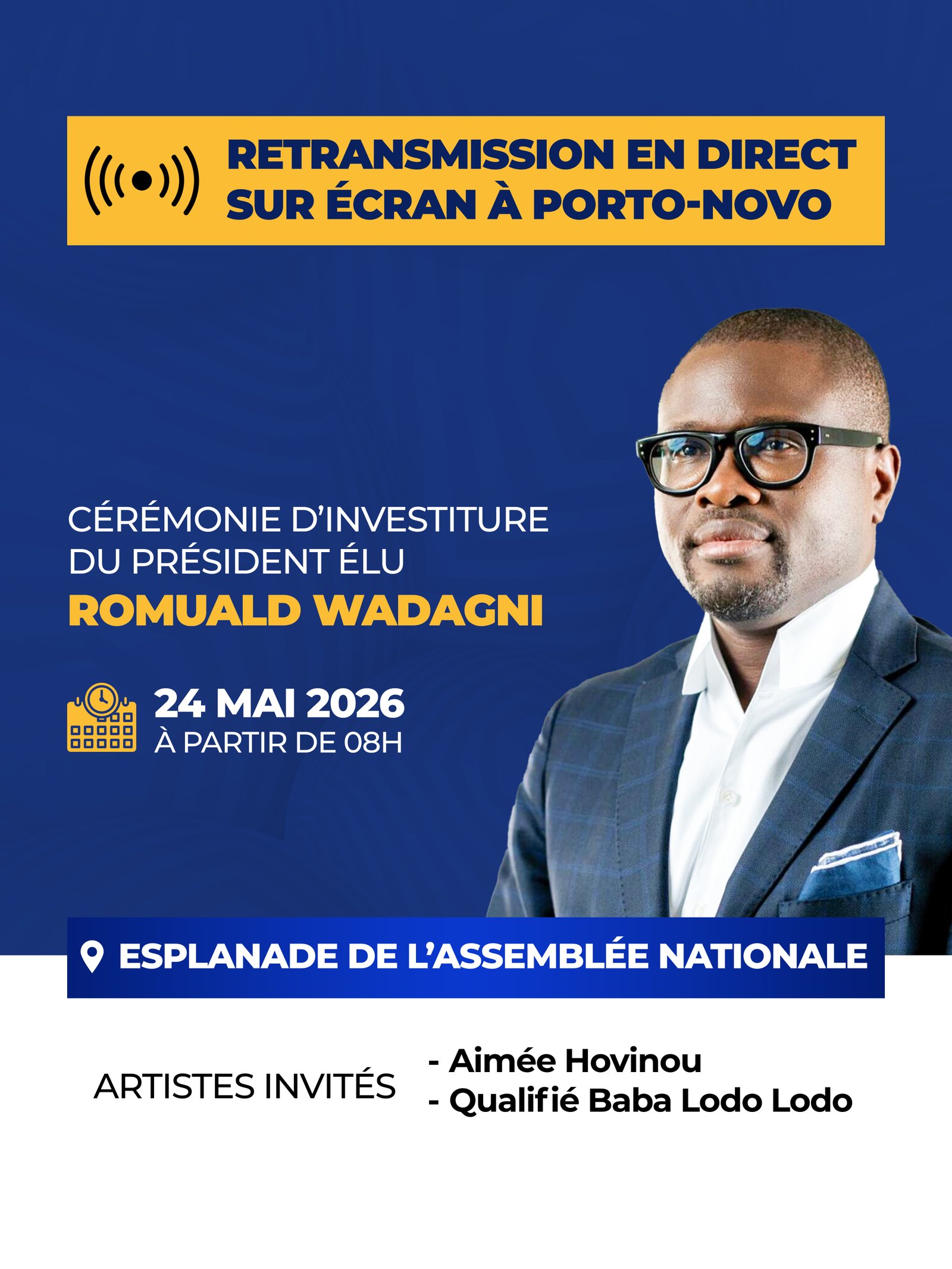 L’association Fan-Club RoW mobilise ses membres sur l’esplanade de l’Assemblée nationale