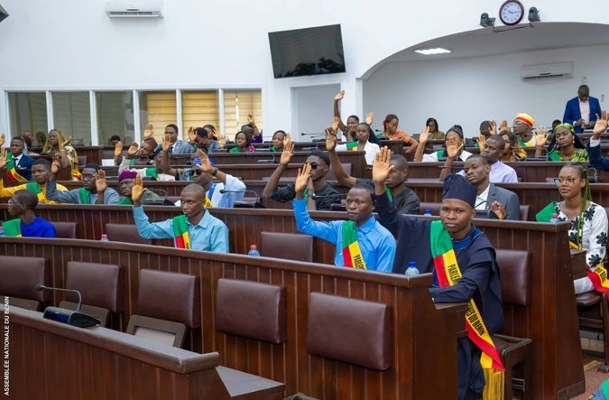 Les jeunes parlementaires en session