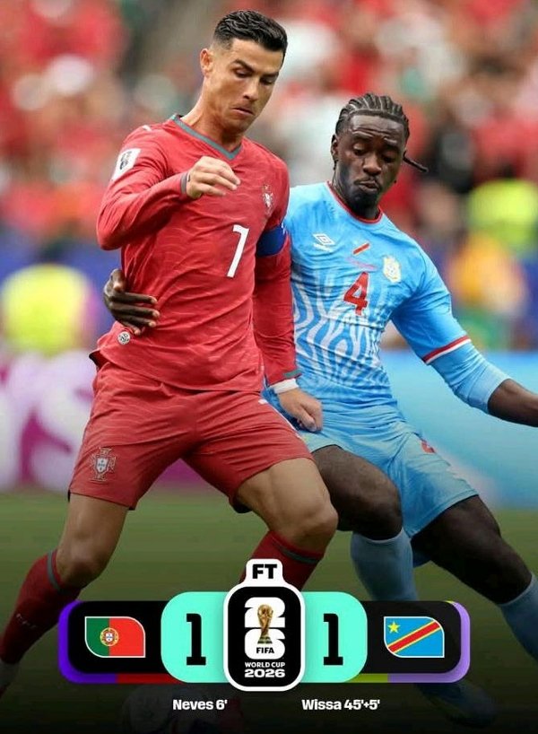 La RDC tient tête au Portugal