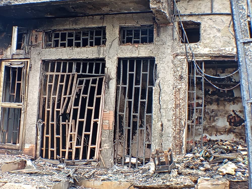 Image supplémentaire pour Un violent incendie ravage plusieurs sites à Porto-Novo