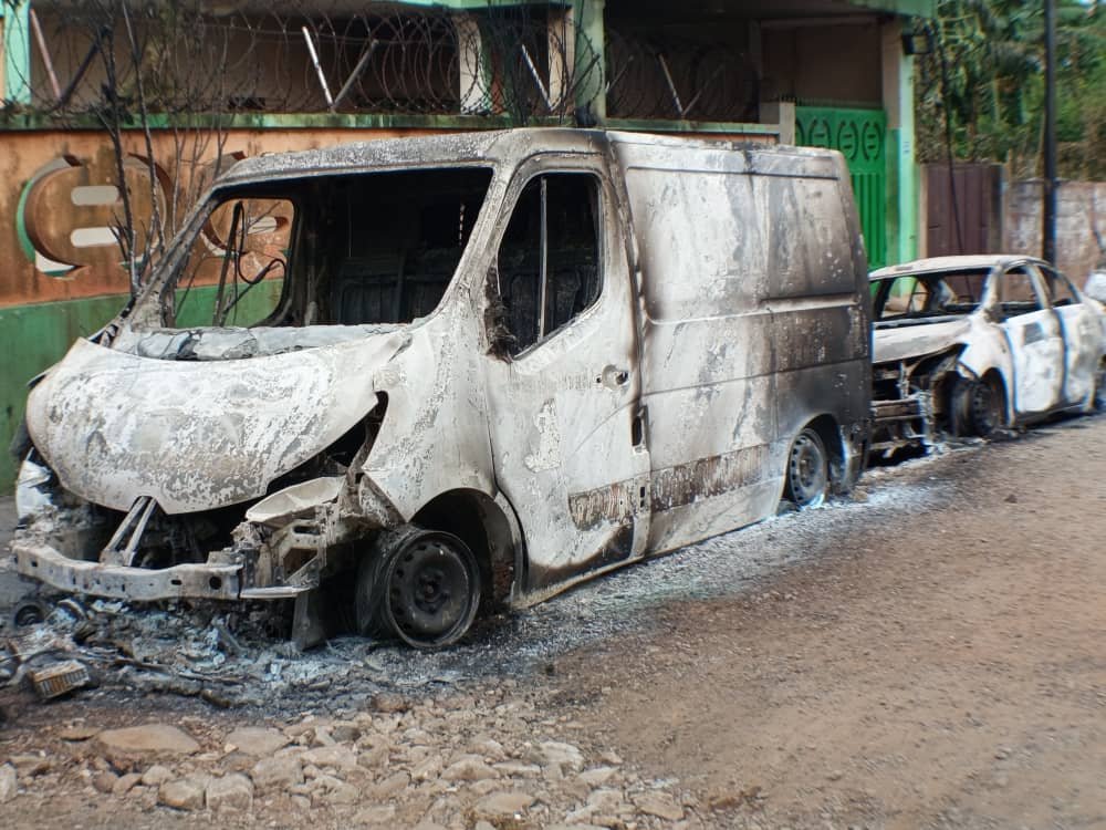 Image supplémentaire pour Un violent incendie ravage plusieurs sites à Porto-Novo
