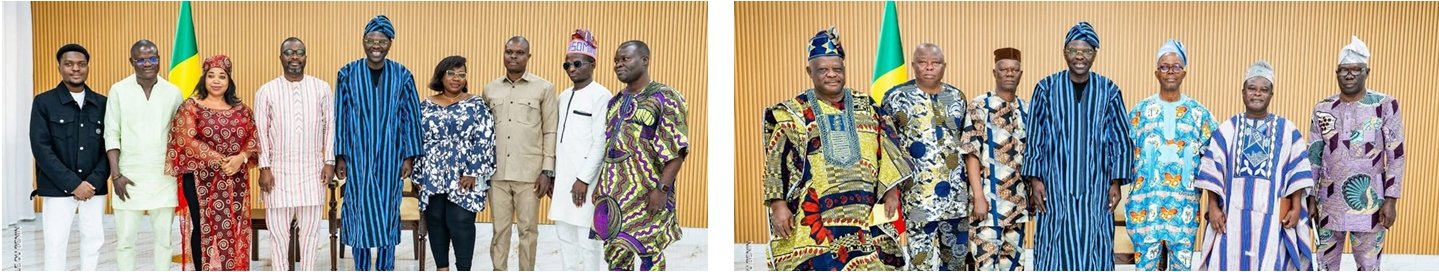 Le FESTIRA et l’Association Tolikunkan reçus par le Président Djogbénou