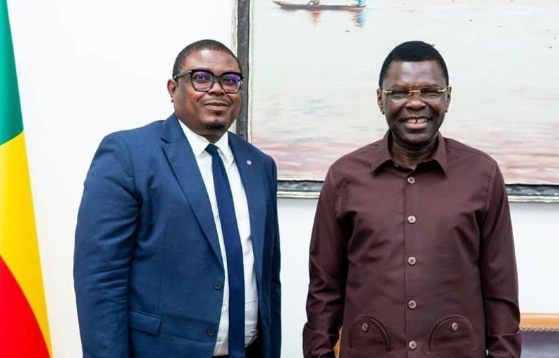 DJOGBÉNOU reçoit l’AJBEF Bénin