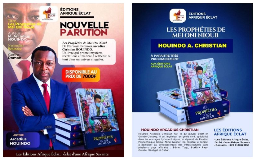 Arcadius Houindo livre un roman entre mystères, pouvoir et prophéties