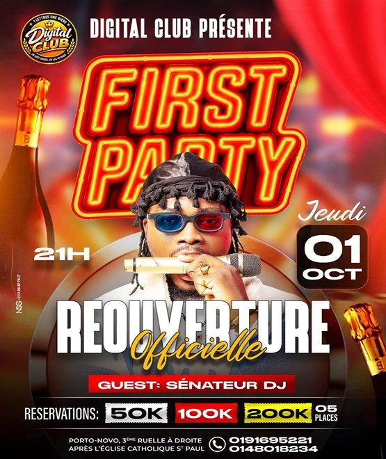 Le Digital Club annonce sa réouverture officielle ce jour avec une « First Party »