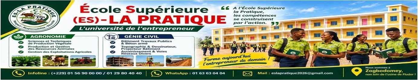 ÉCOLE SUPÉRIEURE LA PRATIQUE : LES INSCRIPTIONS SE POURSUIVENT POUR 2026-2027