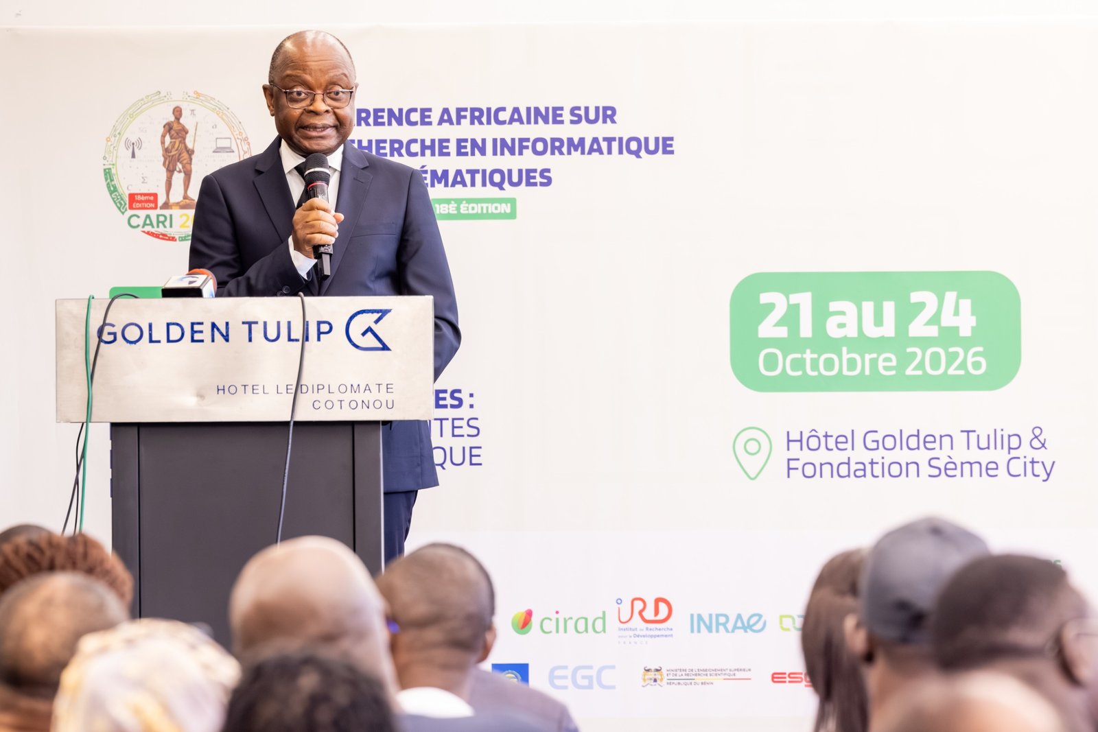CARI 2026 – INFORMATIQUE ET MATHÉMATIQUES APPLIQUÉES : « LES MATHÉMATIQUES NE SONT PAS INUTILES » : JANVIER YAHOUEDEOU INTERPELLE LA JEUNESSE