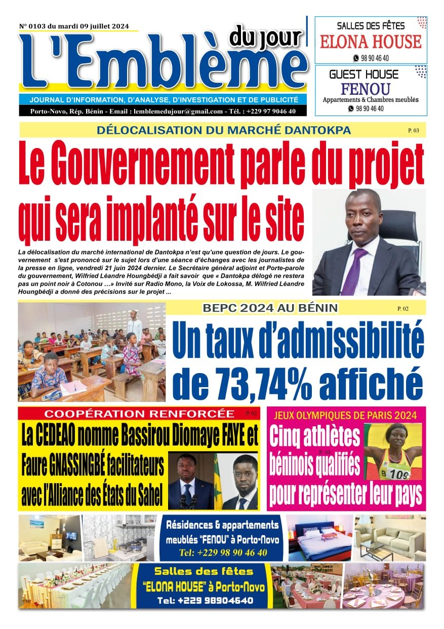 Parution du 09/07/2024