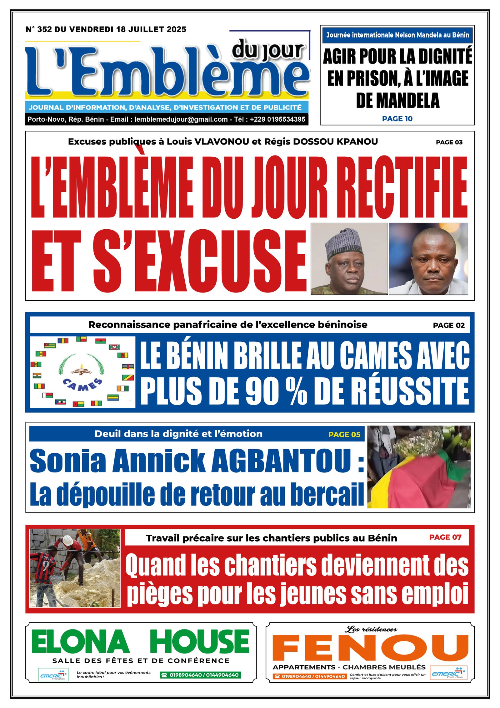 Parution du 18/07/2025