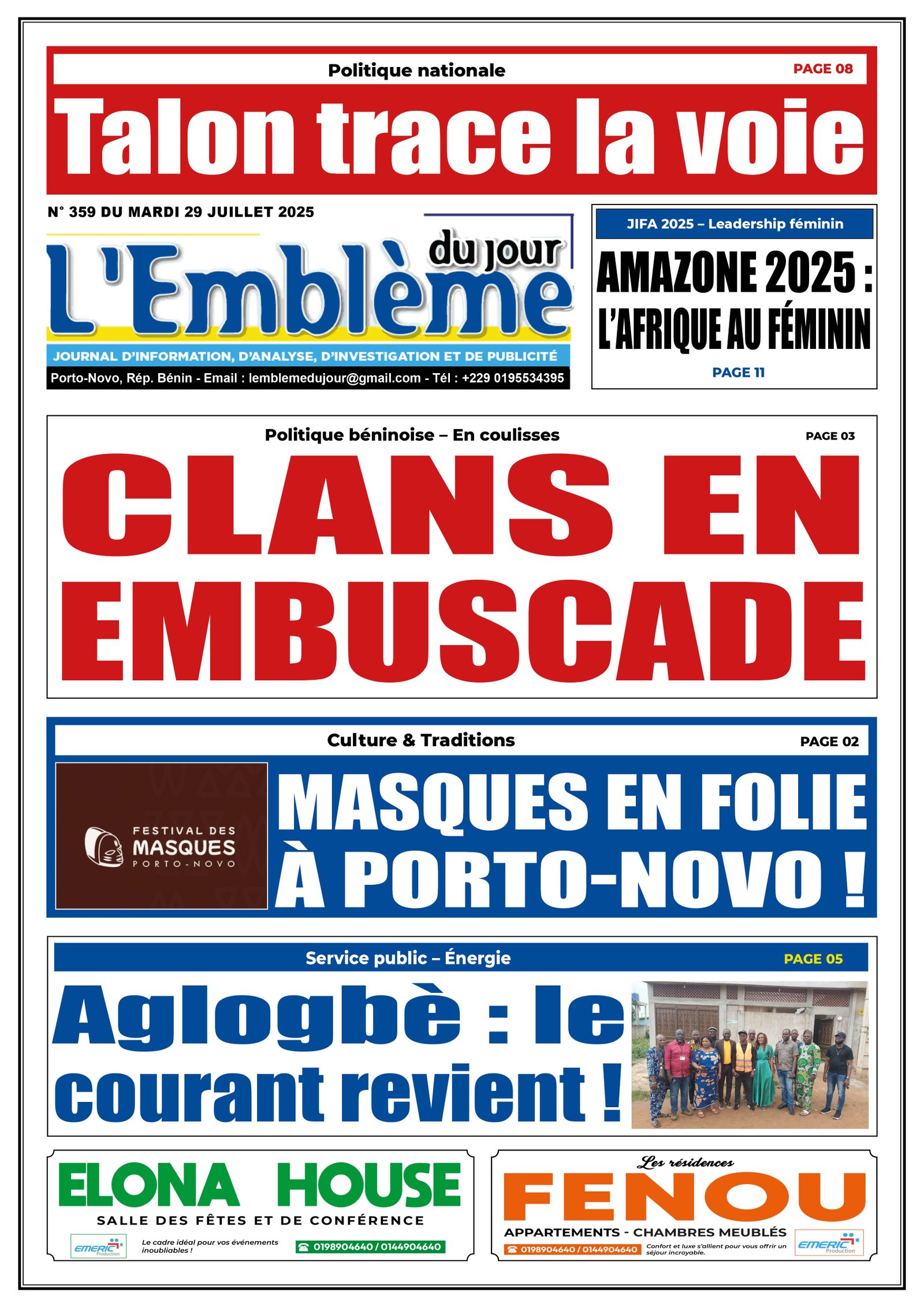 Parution du 29/07/2025