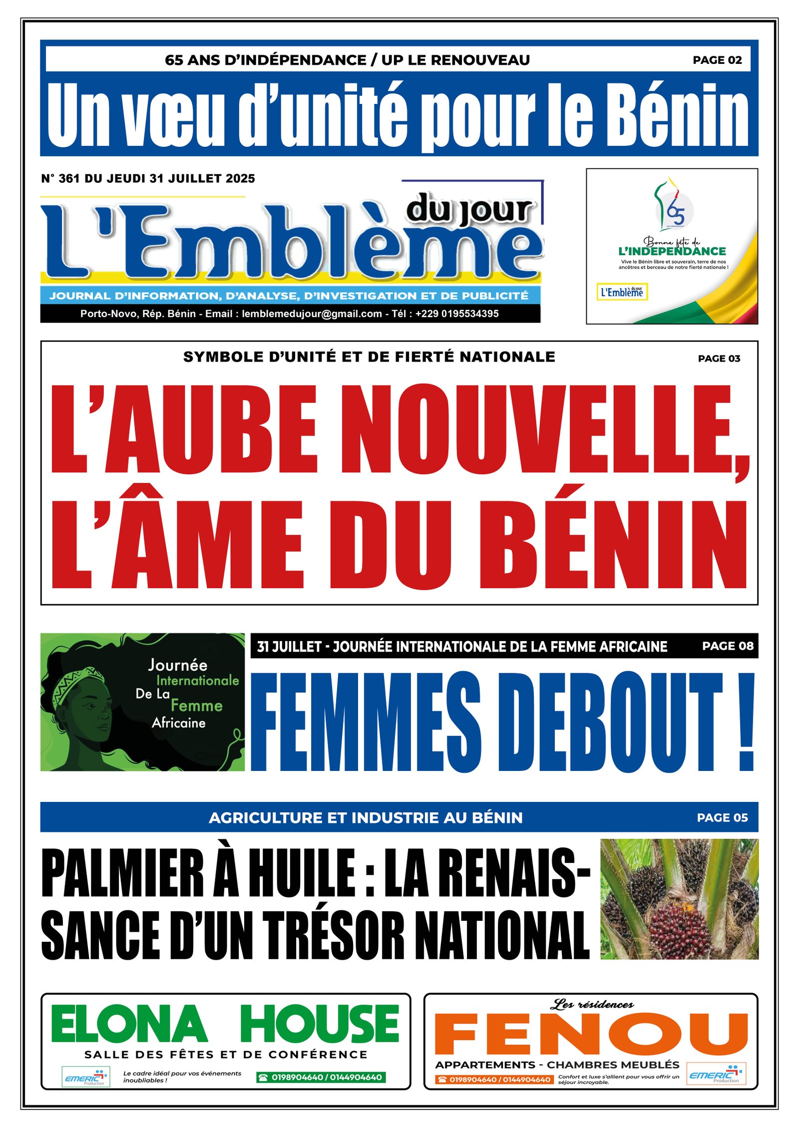 Parution du 31/07/2025