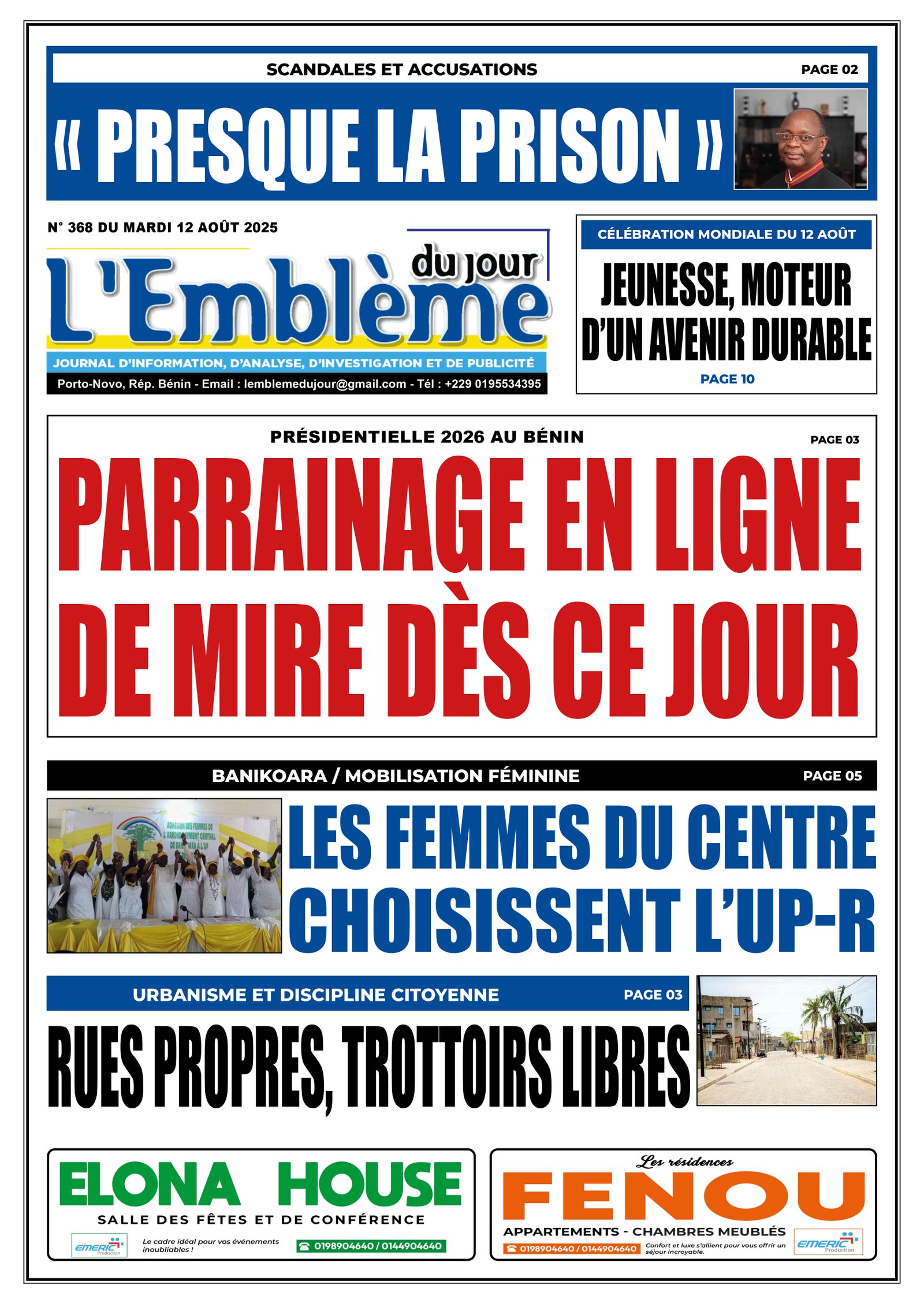 Parution du 12/08/2025