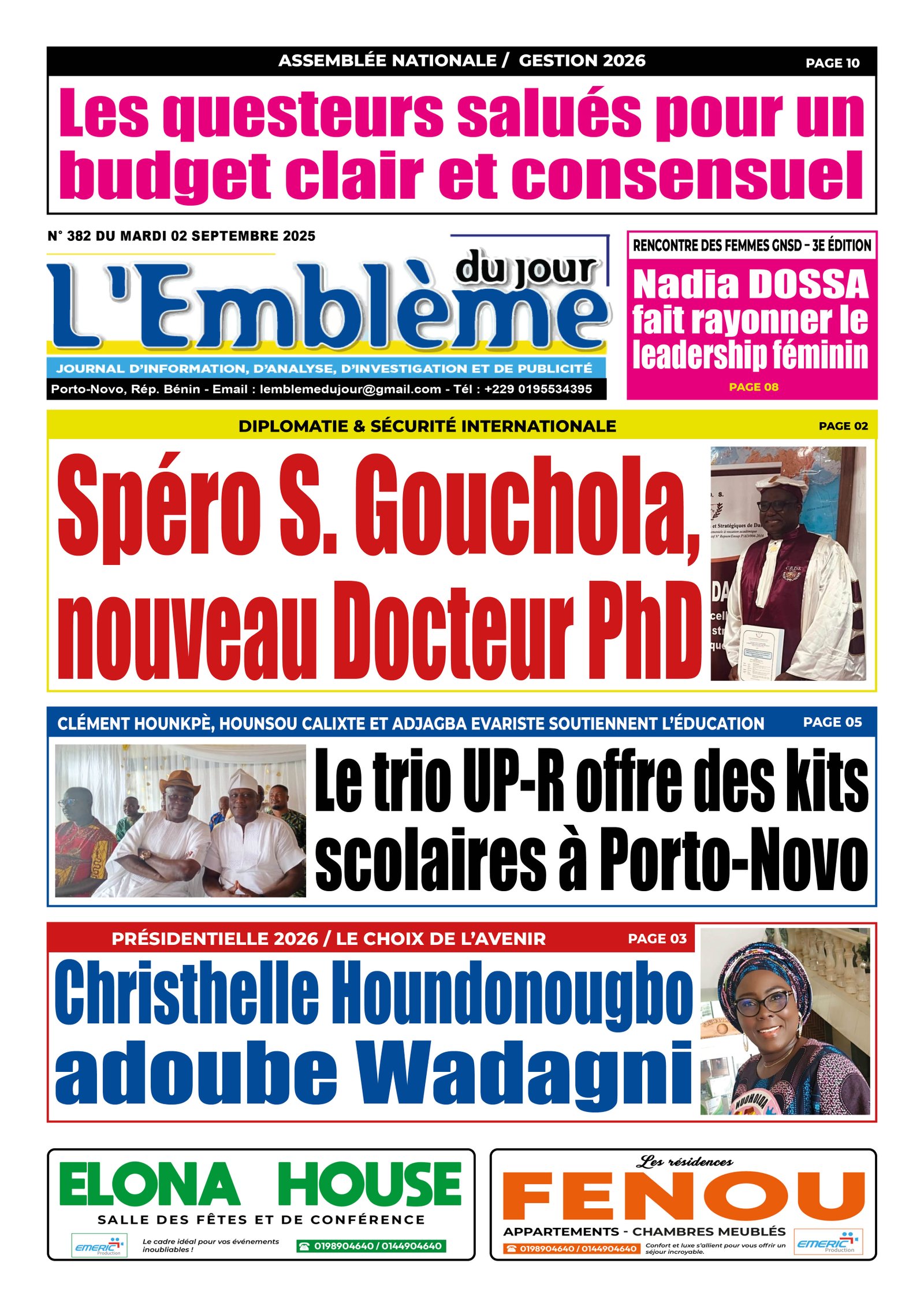 Parution du 02/09/2025