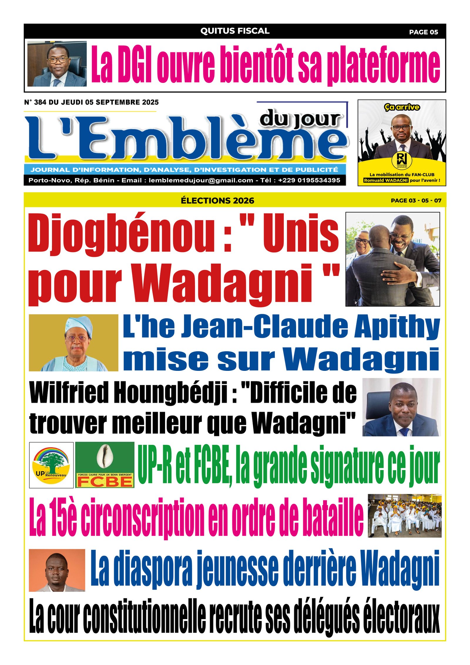 Parution du 05/09/2025