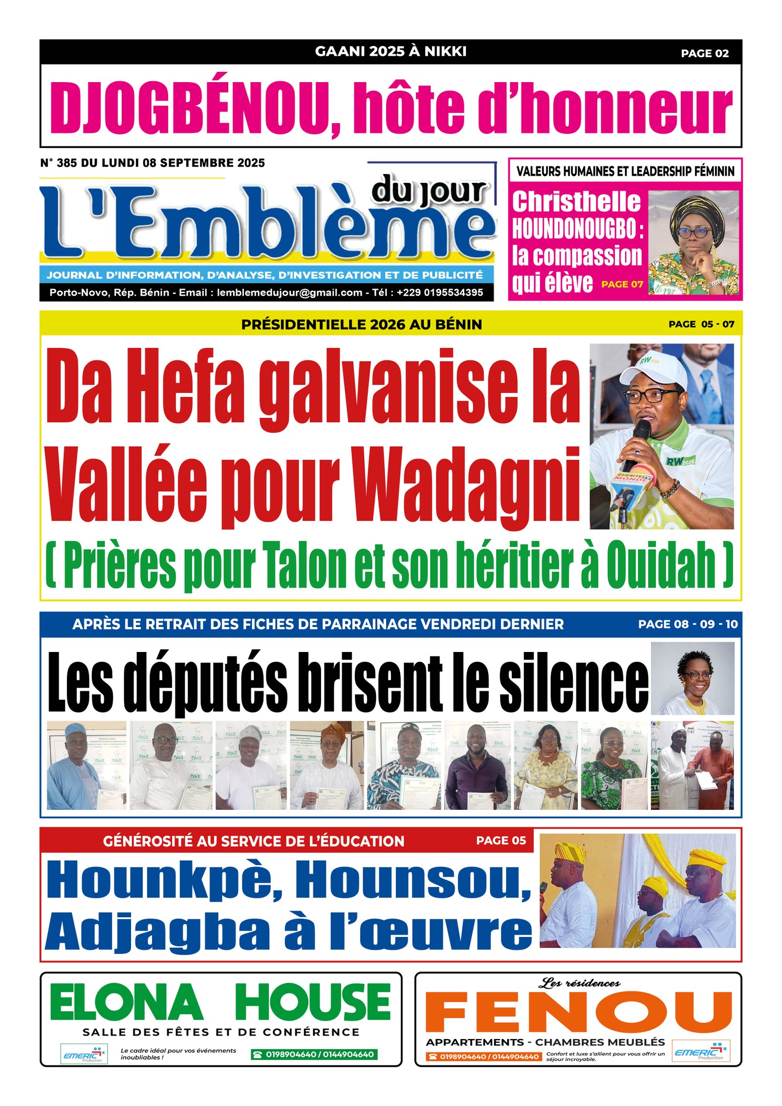 Parution du 08/09/2025