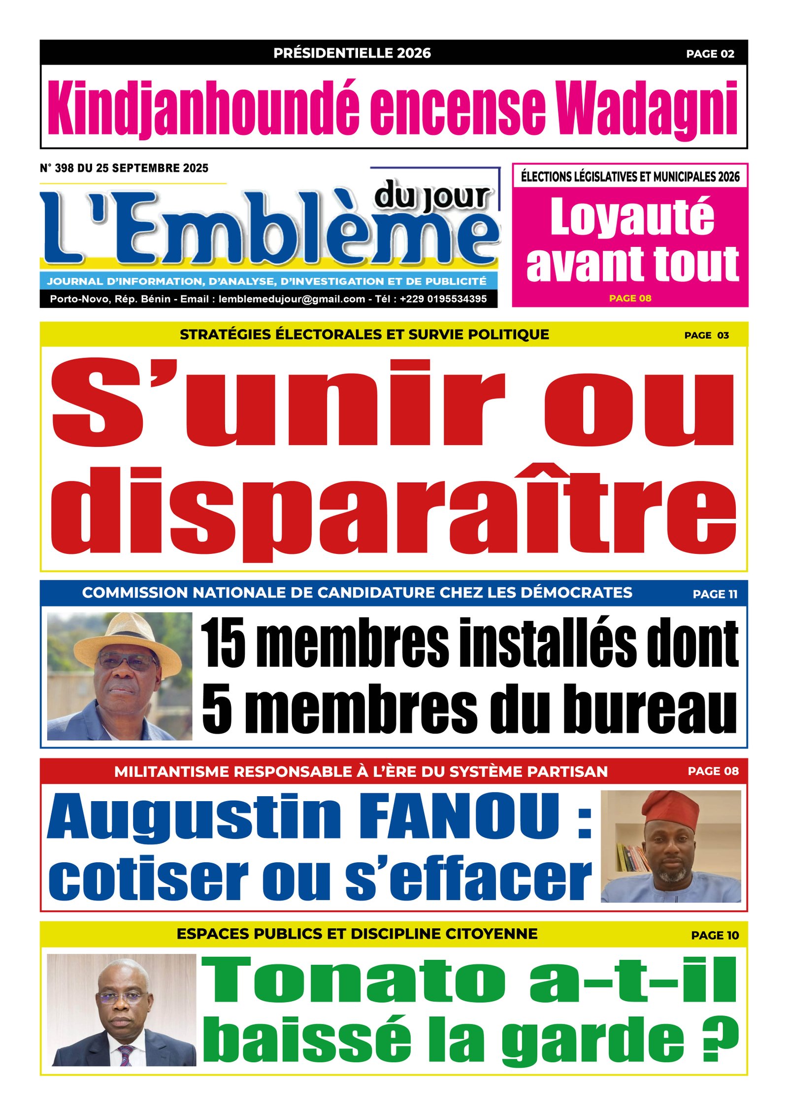 Parution du 25/09/2025