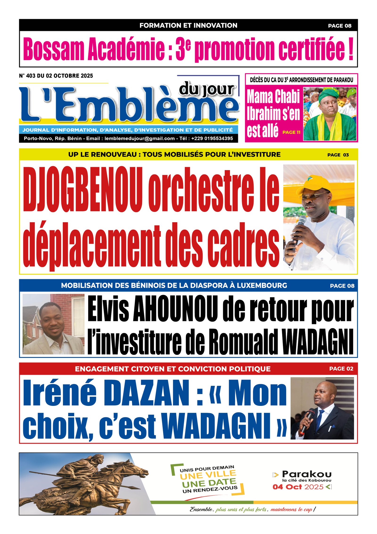 Parution du 02/10/2025