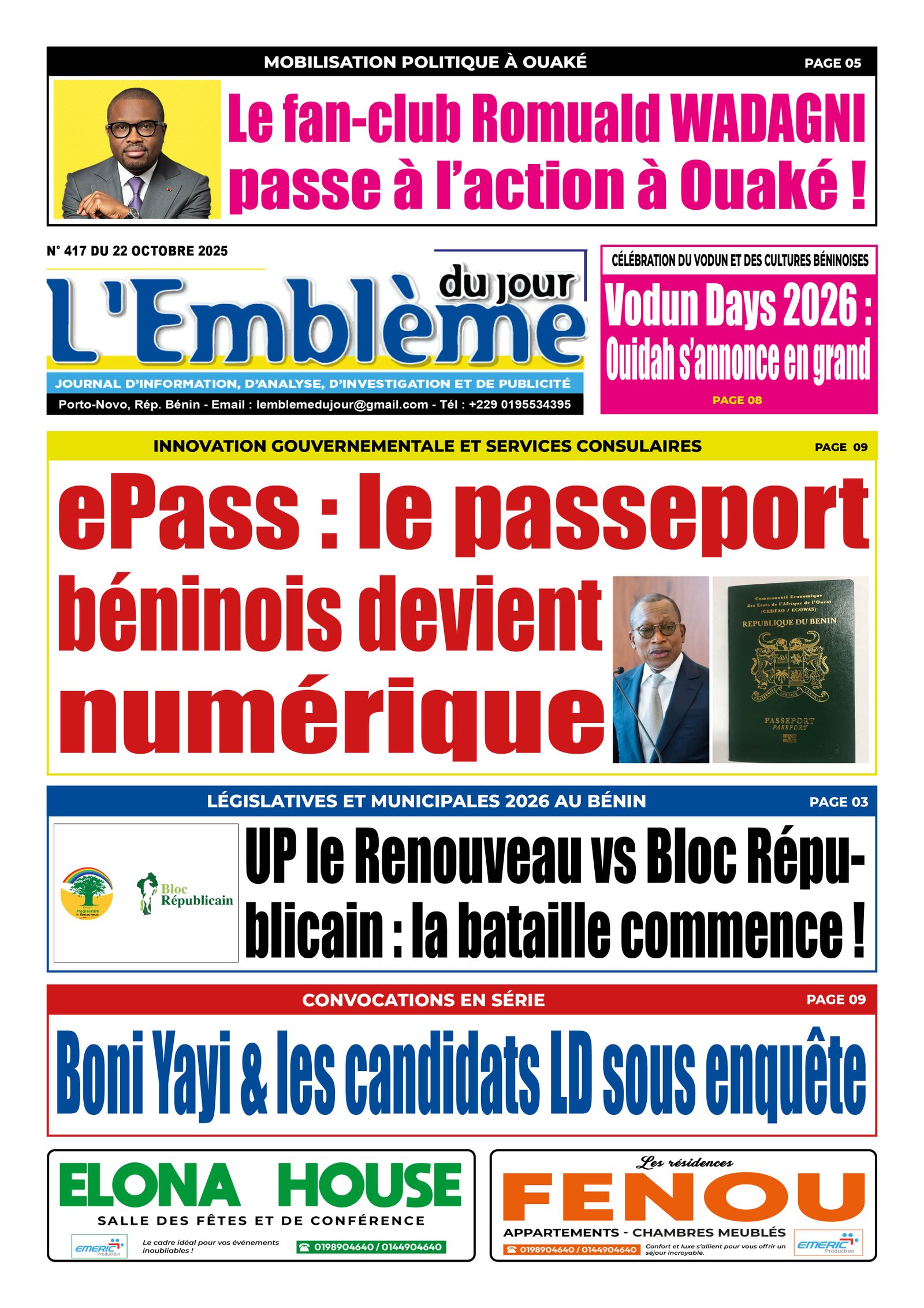 Parution du 22/10/2025