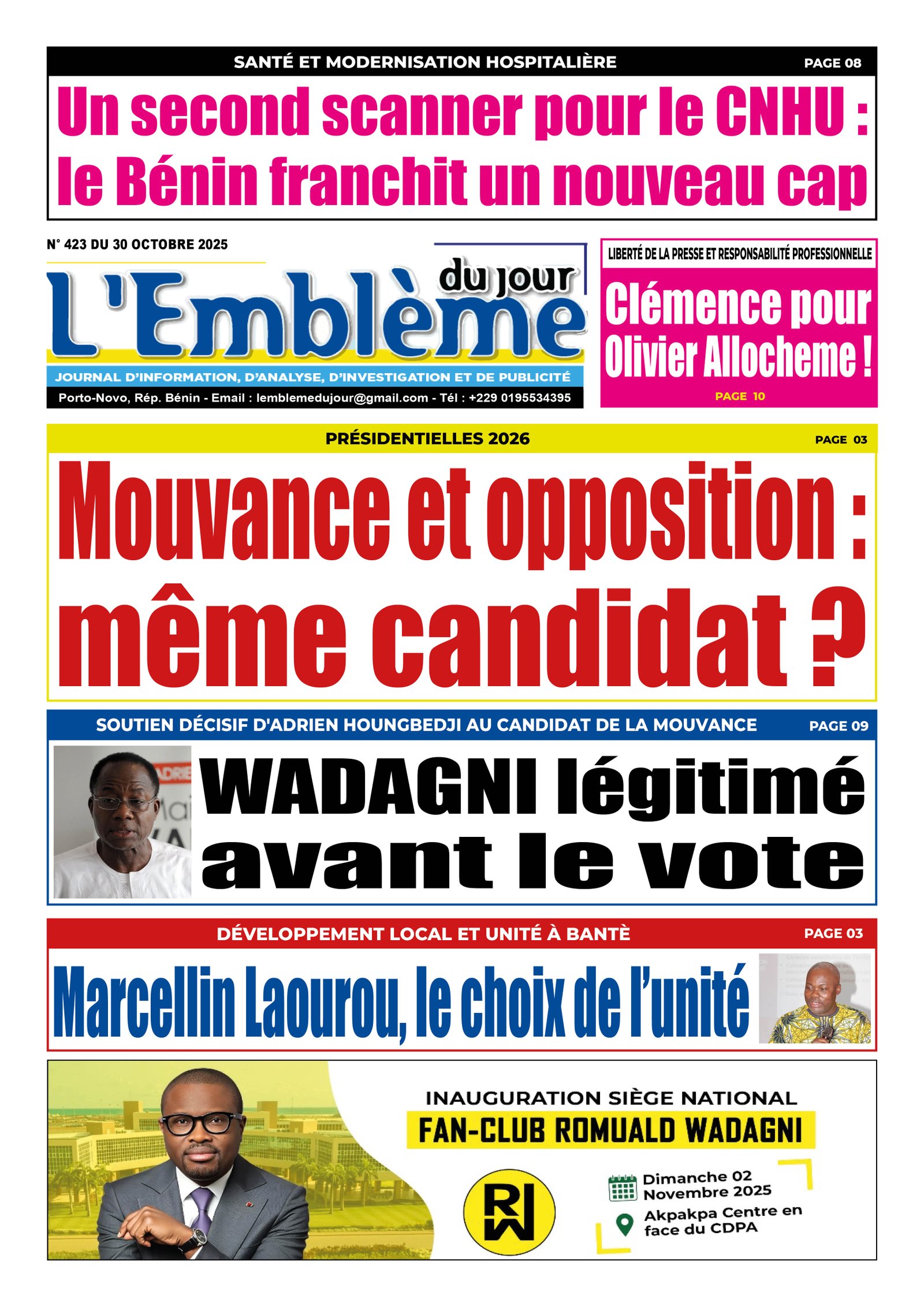 Parution du 30/10/2025