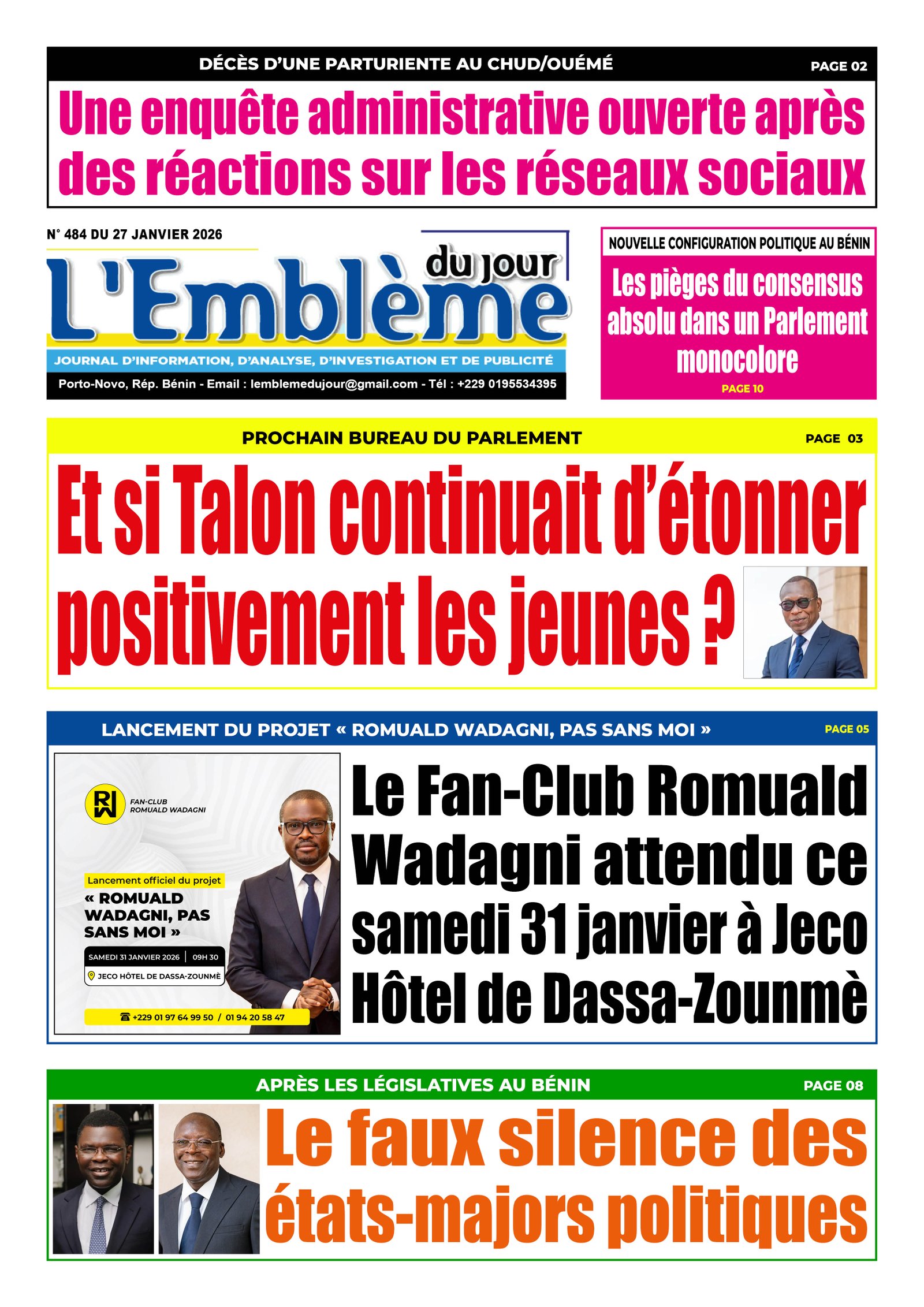 Parution du 27/01/2026