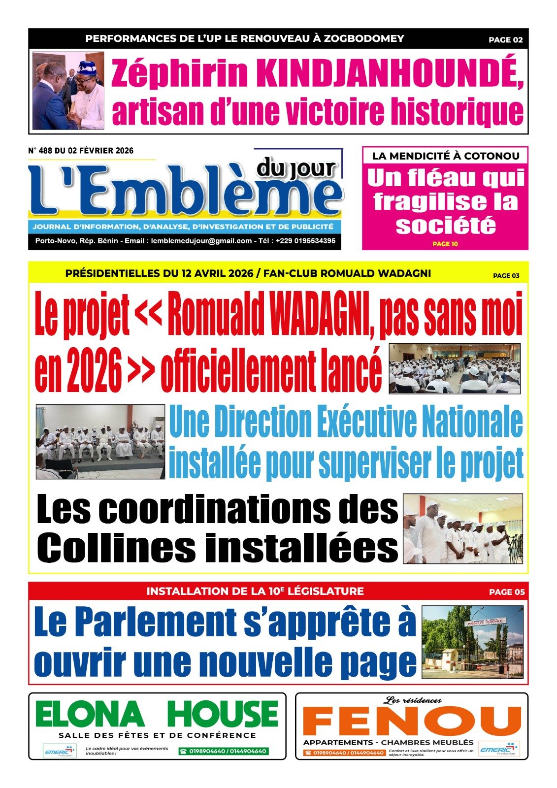 Parution du 02/02/2026