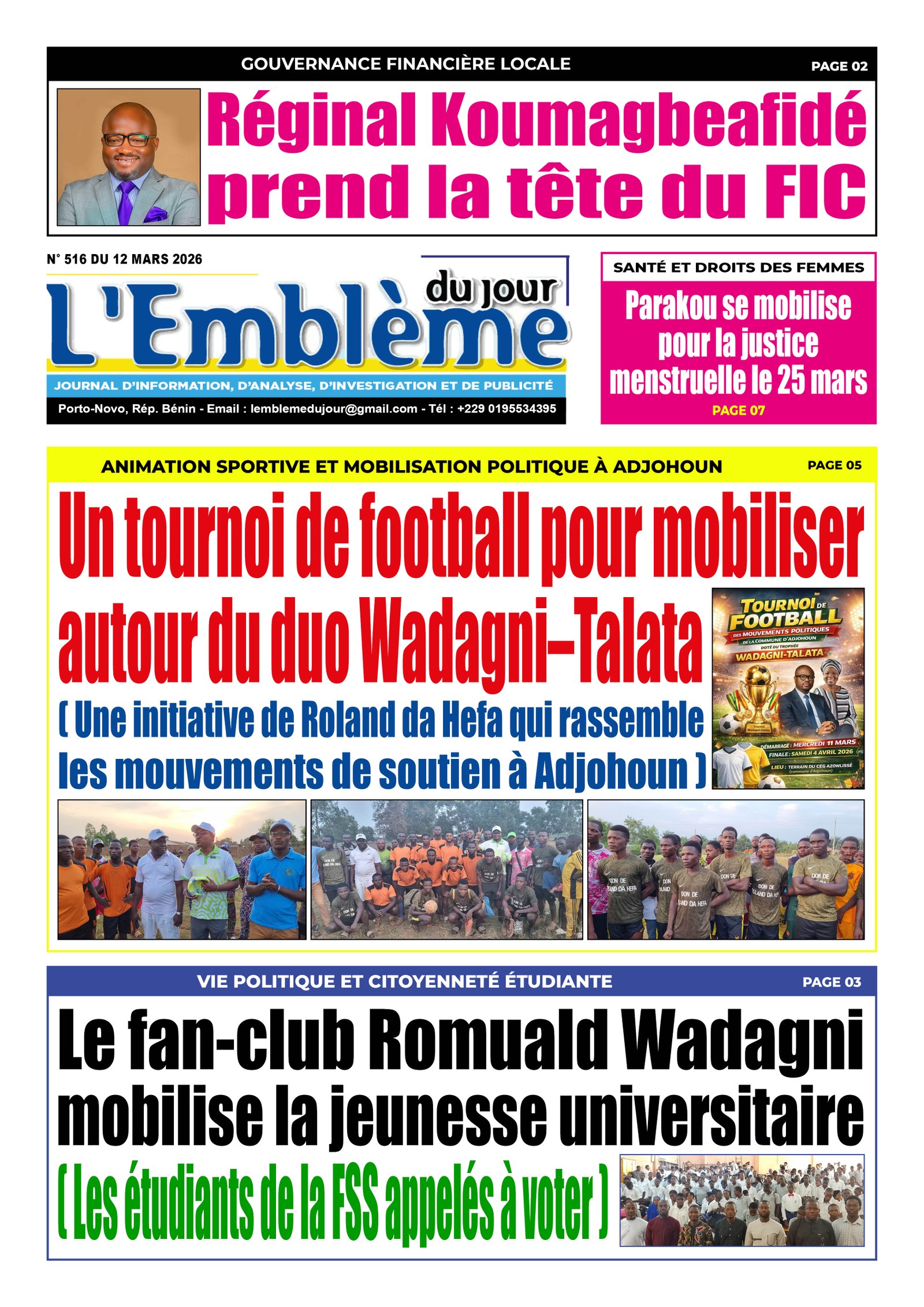 Parution du 12/03/2026